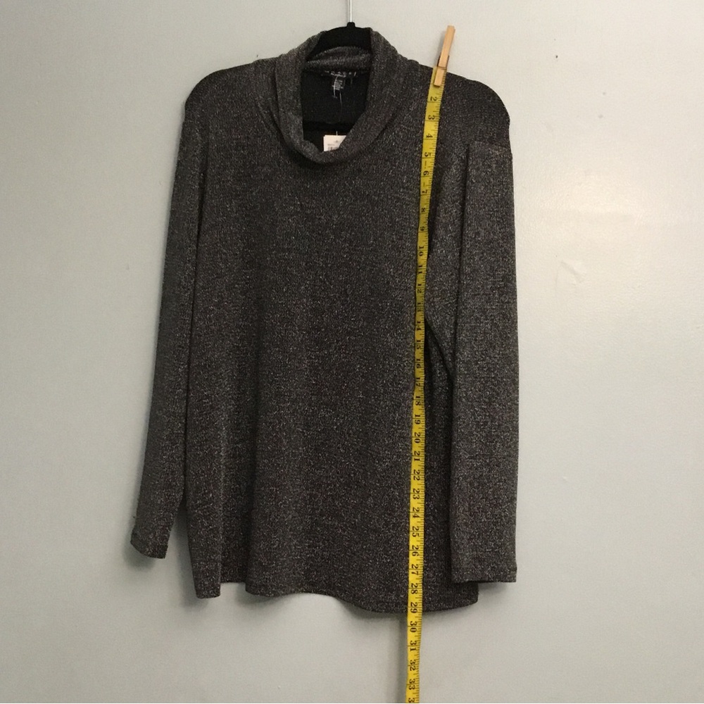 Grace Women's Dark Gray Cowl Neck Sweater